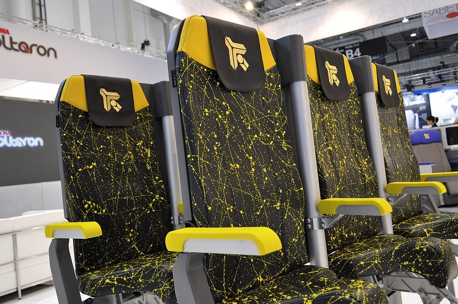 Standing plane journeys could be possible with these upright seats ...